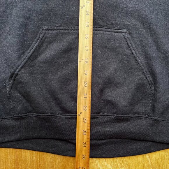 CIVIL REGIME ABSTRACT FLOWER PRINT BLACK PULLOVER HOODIE Men’s sz L - Picture 7 of 8